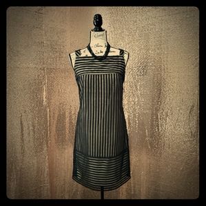 Steve Madden Black Illusion Sheath Dress